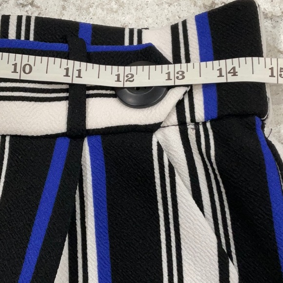 EST 1946 size S multi-color vertical stripes wide leg pants  with elastic waist - Picture 3 of 11